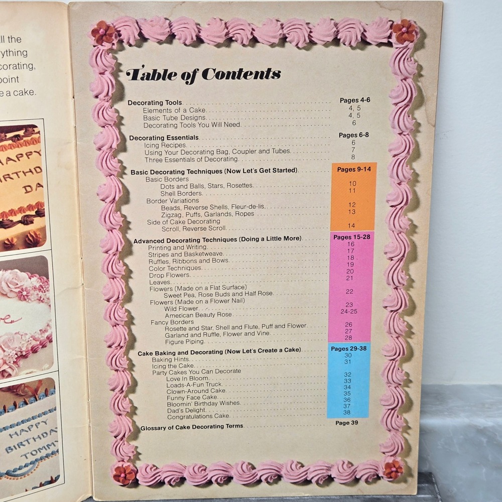 Basic Cake Decorating The Wilton Way Booklet 1975 Vintage Cake Instruction Book - Picture 5 of 11